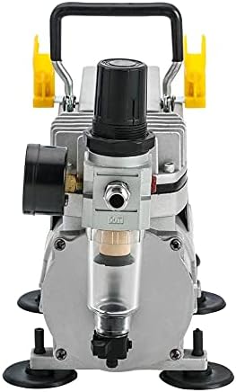 Miniatura 2 de Mini compresor de aire de un solo cilindro sin aceite TC-20 (con soporte para aerógrafo)