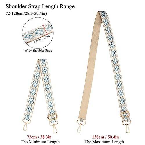 Image of Long Keeper Wide Purse Strap - Adjustable Shoulder Strap Crossbody Handbag Replacement Bag Strap Guitar Straps