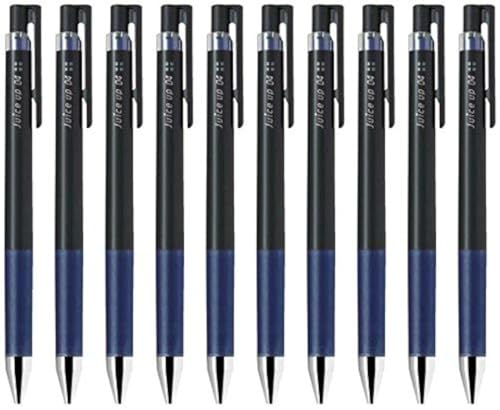 Pilot juice up 04 Retractable Gel Ink Pen, Ultra Fine Point 0.4mm, Blue Black Ink, Value Set of 10