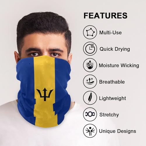 Image of Men Women Bandanas Neck Gaiter Headwrap Balaclava | Seamless Face Cover Scarf Neck Warmer Breathable Headwear for Hiking Cycling