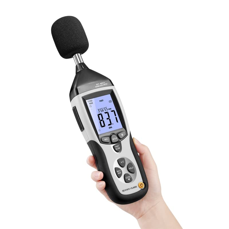 Amazon | DT-8852 プロフェッショナルアナログデシベル USB AC/DC出力