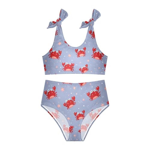 Image of Boccsty Summer Girls Swimsuits Kids Bikini Sets 2 Pcs Bathing Suit for 3T-12T