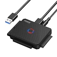 FIDECO – FIDECO USB 3.0 zu SATA und IDE Adapter, Festplatten Konverte