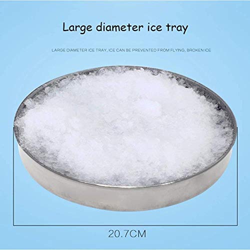 Ice crusher Gewerbe, vollautomatische, elektrische 143lbs / h Shaver Schnee-Kegel-Maschine Sand Eismaschine, for Haus… – Bild 6