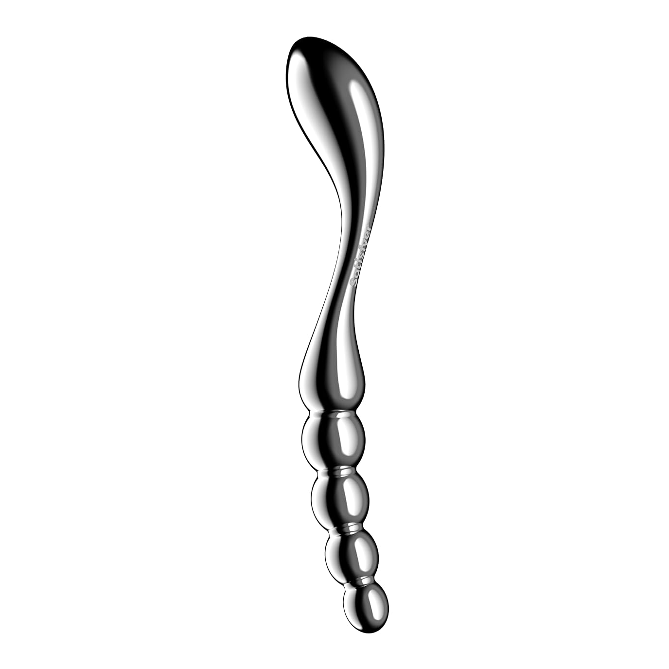 Satisfyer Star Force 1, dildo | sex toy unisex per adulti in acciaio inossidabile | con struttura a sfere | sex toy per giochi con le temperature | dildo in metallo per punto G