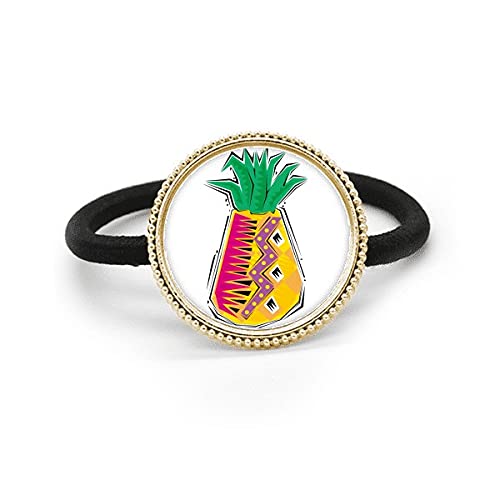 Élastique à cheveux en métal argenté motif mexicain accessoire queue-de-cheval