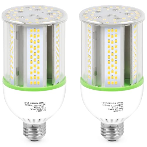 GTAREN E26 Led Bulb,25w Corn Light,250w Equivalent Led Light Bulb,3500 Lumens Corn Bulb,5000k Daylight White Light Bulbs,CFL MH HID Replacement-Indoor Outdoor Basement Backyard Shop Porch Barn