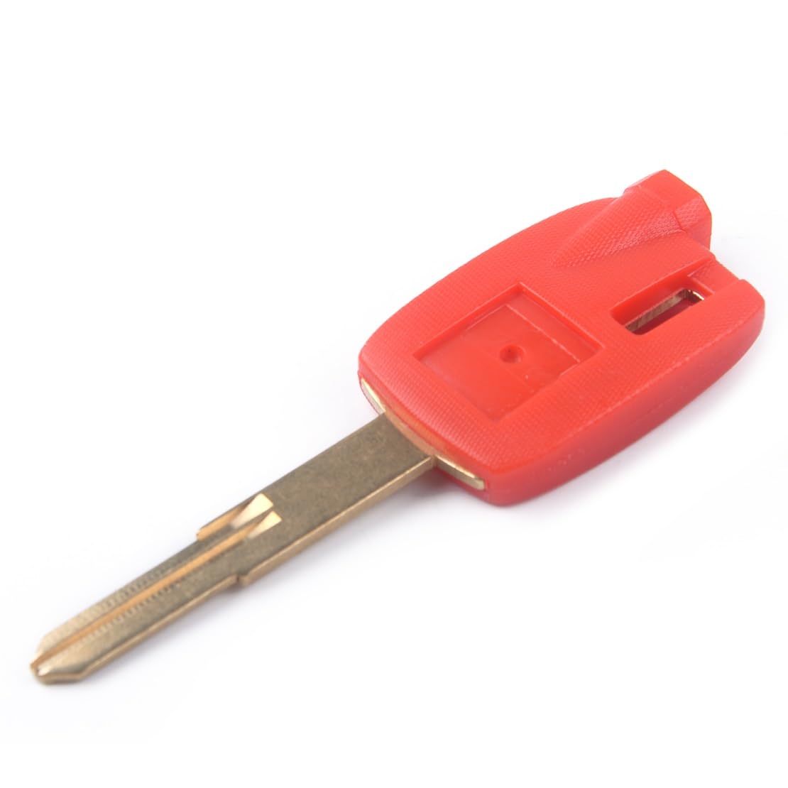 Auto Replacement Parts 3 Magnetics Key Shell Uncut Blade fit for Suzuki for Burgman 650 AN650 04-09 Magnetic Easy Repairs(Red)
