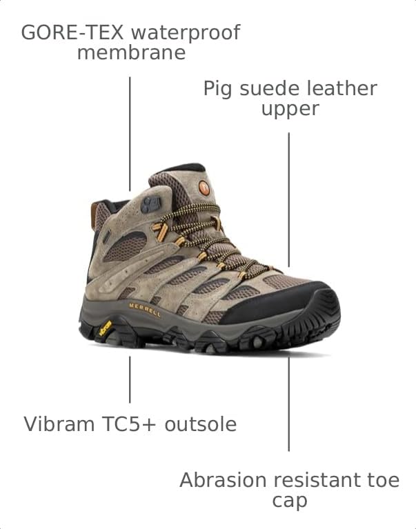 Image of Merrell Men's Walking Hiking Boots