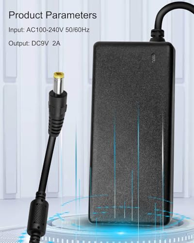 Image of 9V Power Adapter Fit for Roland PSB-120 PSB-1U ACB-120 ACF-120 ACK-120 ACI-120 VG-99 GT-10 SPD-SX AX-09 FA-06 SP-404 Electronic Keyboard, Charger Power Cord Cable Power Supply