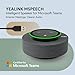 Yealink MSpeech USB Speakerphone with Teams Certificed 10 Microphone Arrays 19.6ft Pickup Radius 4W HD Full-Duplex Speaker with AEC for Medium-Sized Conference Room Microsoft AI Transcription