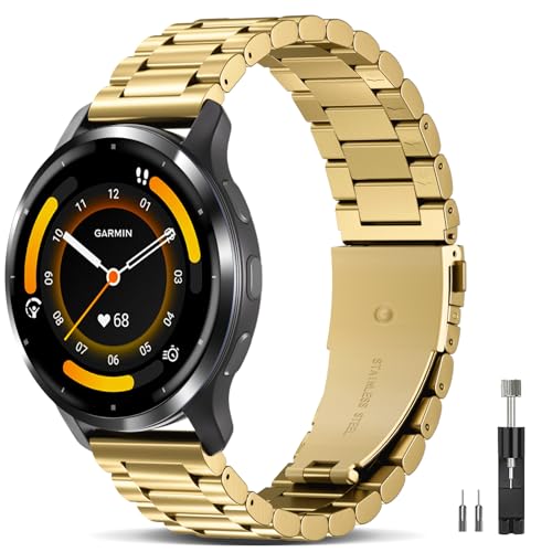 EverAct Garmin Venu 3 �E�H�b�`�o���h 45mm/Venu 2/Vivoactive 4 22mm �N�C�b�N�����[�X�X�e�����X�X�`�[�����^���X�g���b�v�����p���X�g�o���h Forerunner 570-47mm/265/255/255 M