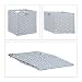 Relaxdays caja de almacenaje, cesto cuadrado para el baño o habitación infantil,...