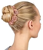 ✔PRAKTISCHER HELFER FÜR DAMEN: Um die Haare zu bändigen kann das Haargummi natürlich auch als Zopfband in den Haaren getragen werden.