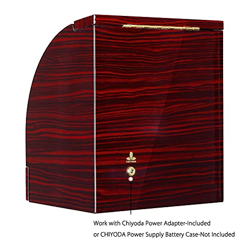 Chiyoda Watch Winder For 4 Watches + 3 Storage , Qiuet Mabuchi Motors, Lcd Display & Control Screen (Brown01) #TOP7