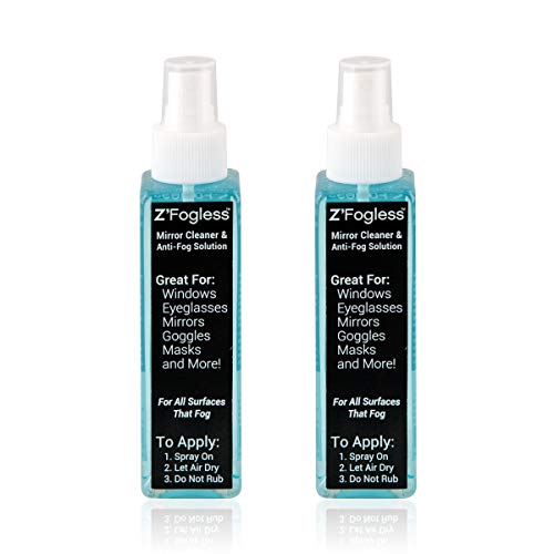 Zadro ZSP2 Fogless Anti-Fog Spray - 4 Ounces (2 Pack)