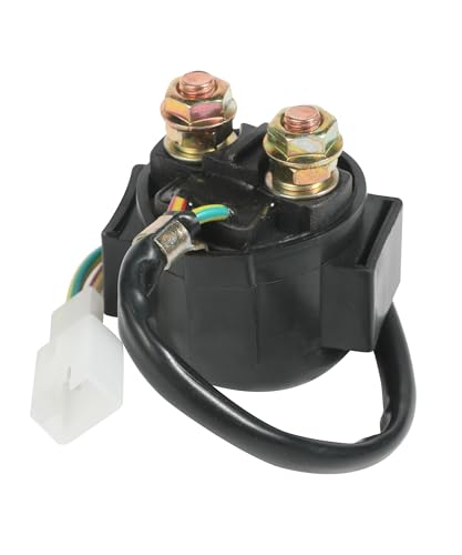 Flaconi Relais Demarreur Quad Solénoïde pour Moto,Relais de solénoïde de démarreur,Solénoïde Relais Démarreur,Solénoïde Démarreur,Relais...