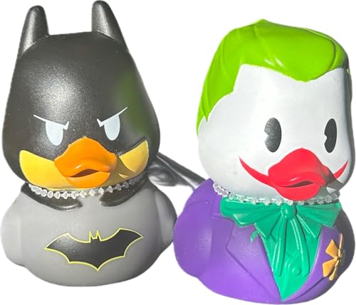 Canards de bain Batman et Joker de 7,6 cm, le cadeau insolite pour fan de super-héros