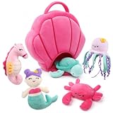 BenBen 5-Pack Ocean Stuffed Animal Set