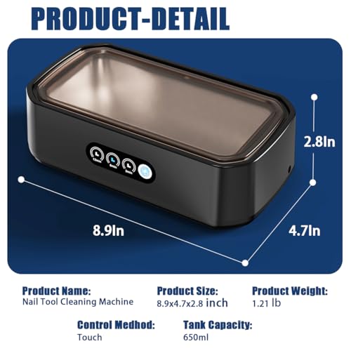 Pinkiou 48kHz Ultrasonic Cleaning Machine