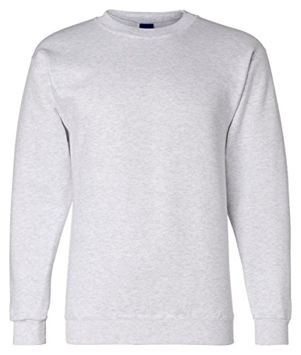 Champion Adult 50/50 Crewneck Sweatshirt, Ash - Size Small