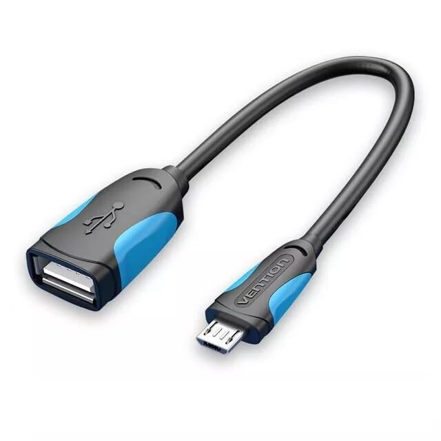 Vention Micro USB 2.0 OTG Cable On The Go Adapter Male Micro USB to Female USB Compatible with Samsung Phone S7 S6 Edge S4 S3 LG G4 Controller Android Windows Smartphone Tablets 4 Inch Black