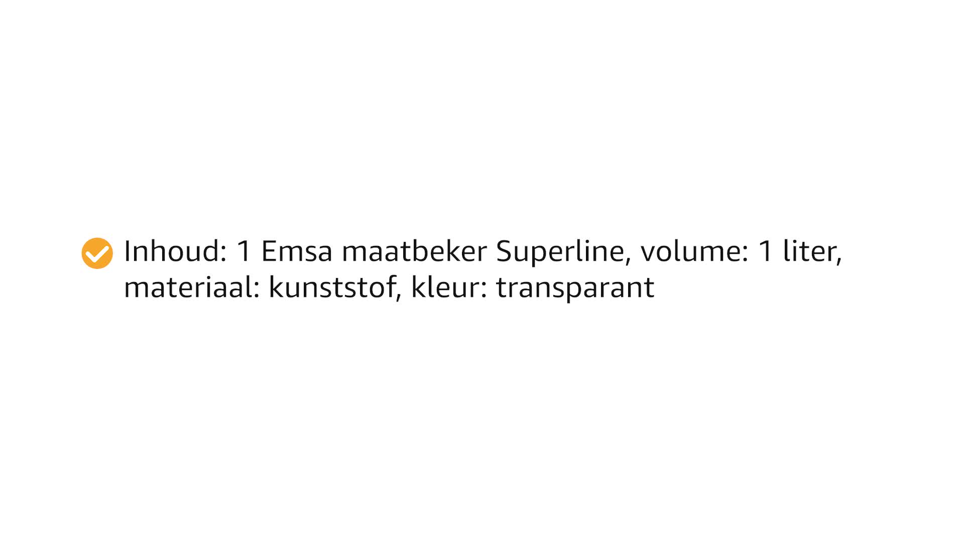 EMSA Maatbeker Superline Kunststof 500 ml