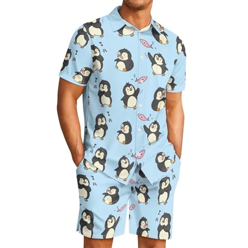 Short Sleeves Couples Matching Pajamas Mens Button Down Sleepwear Pajama Sets for Women 2 Piece4