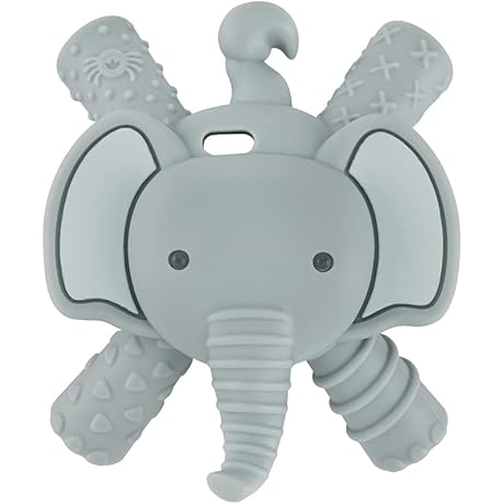 mombella Elephant Teether for Sore Gums