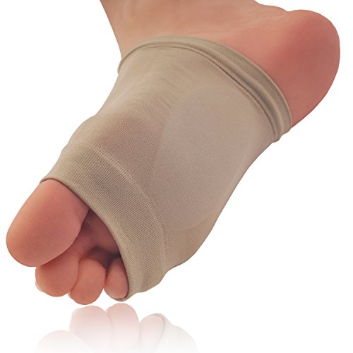 Dr. Frederick’s Original Arch Support Sleeve Set - 2 Pieces - Soft Gel Sleeves for Flat Foot & Pla - //coolthings.us