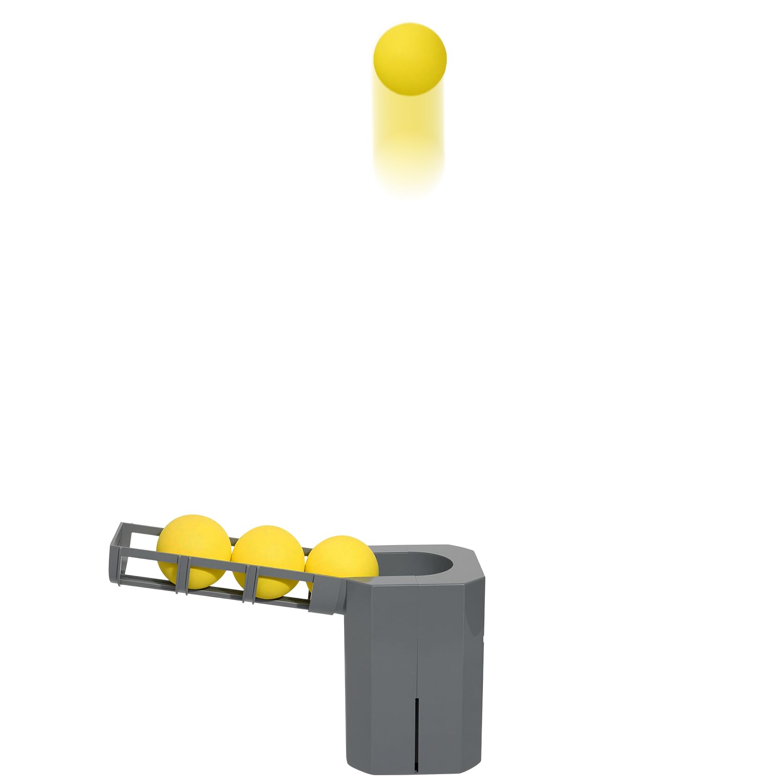 Kids Pitching Machine - Automatic Baseball Launcher for Beginners Baseball Trainer for Kids - Includes 4 Baseballs (Powered by Power Bank)