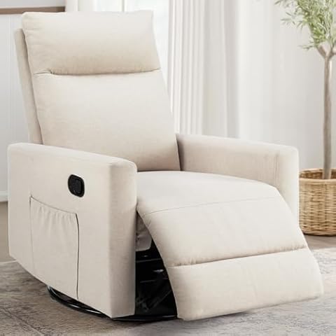 Sweetcrispy Swivel Rocking Recliner Cover