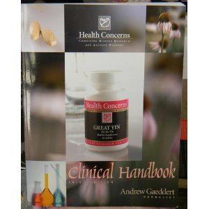 Paperback Health Concerns: Clinical Handbook [Third 3rd Edition] Book