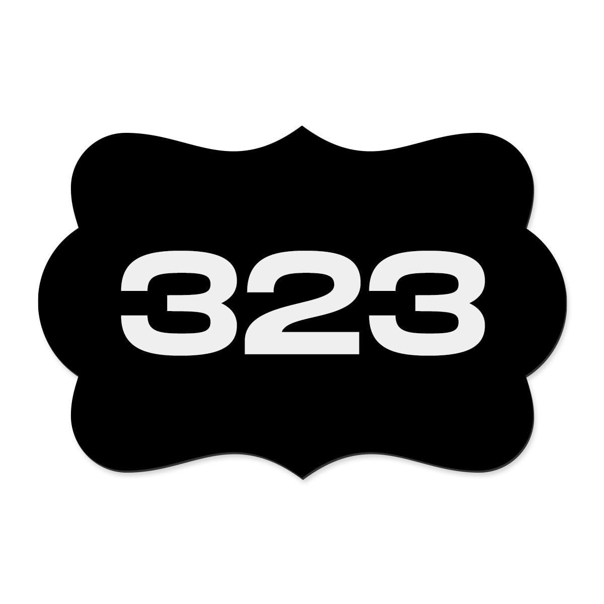 Custom Door Numbers for Home & Office | PVC Plaques with Self-Adhesive Double-Sided Tape | 4x2.5 Inches | Flat Numbers, for Offices, Malls, Multi-Purpose Use (Des02 Gold) — Amazon image 6