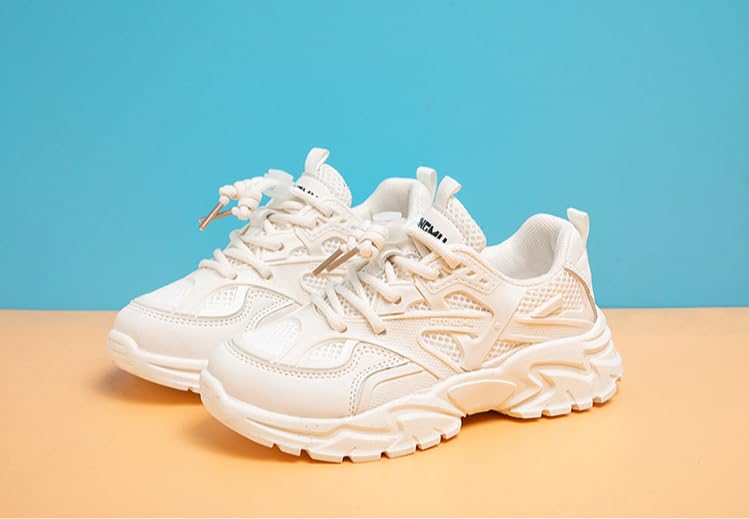 Boys Tennis Shoes Platform Girls Chunky Shoes Breathable Child Sneakers Lightweight4