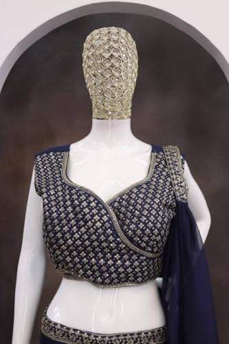 Image of Women Palazzo Blouse Dupatta Set for Women,Fully Stitched Teby Silk Palazzo with BanglorySilk Blouse & Teby Silk Dupatta | Multicolour Embroidery & Sequin Work