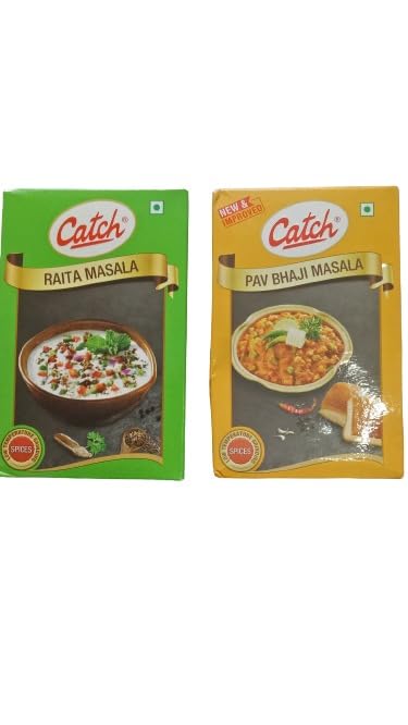 See full amazon price history chart for CATCH RAITA MASALA 100GM, CATCH PAV BHAJI MASALA 100GM (PACK OF 2) CATCH RAITA MASALA 100GM, CATCH PAV BHAJI MASALA 100GM (PACK OF 2) (B0CG3RC639) Amazon Price History, Amazon Price Tracker