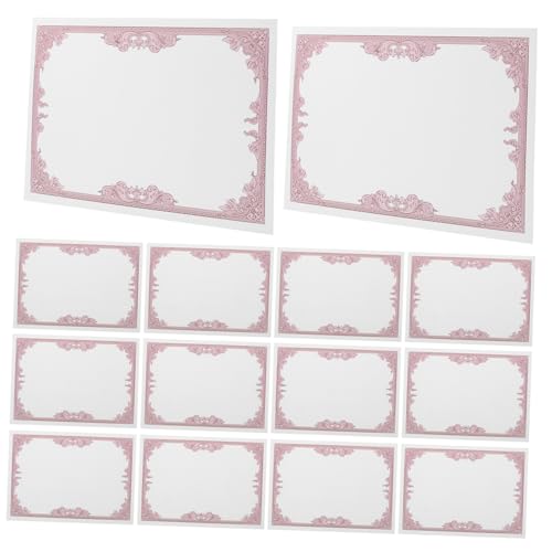 jojofuny 30piezas Página Interior Estudiantes Papel Para Certificados De Diploma Para Certificados De Finalización Decorativo Para