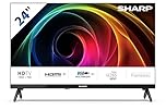 Sharp 24HA1305E - NON-SMART 24" HD, FRAMELESS, 60Hz, Sonido 2x3W, HDMIx3,USBx2, Colore nero