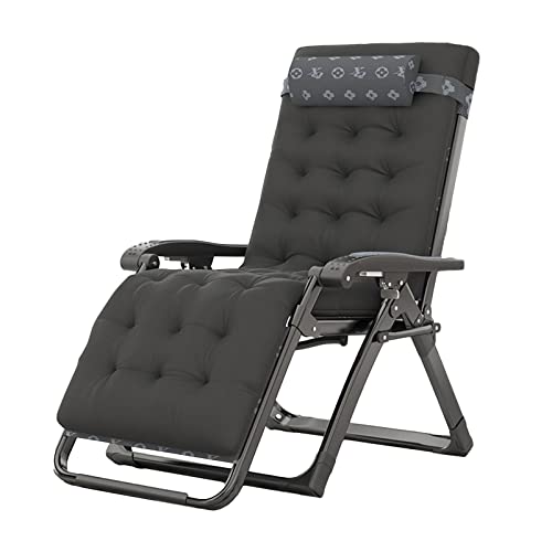 Chaise longue zero gravity oversized fauteuil de jardin pliable - 2