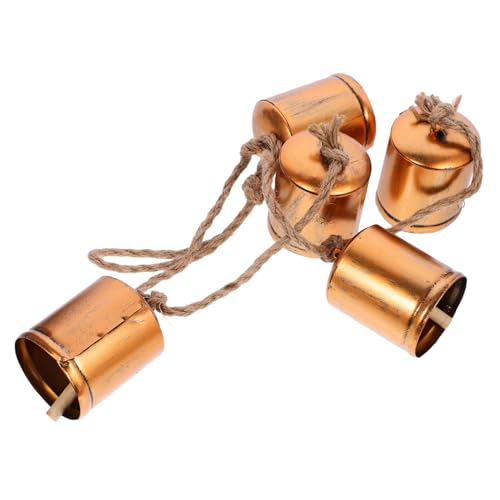 COSMEVIVI ヴィンテージ風属牛鈴装飾品 室内外になハンギング風鈴 ユニーク