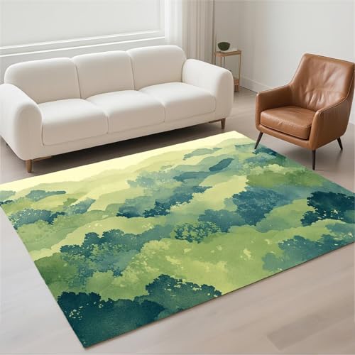Tapis imperméable et lavable 120x180cm antidérapant pour salon chic