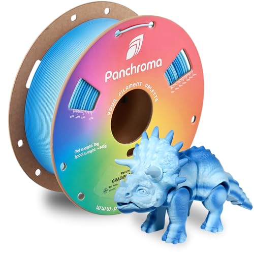 Image of Polymaker Panchroma Matte PLA Filament 1.75mm, High Speed Gradient Sky PLA 1kg (2.2 lbs), Formerly Polyterra Clog-Free 3D Printer Filament, Accuracy + /- 0.02mm, Fits FDM Printers
