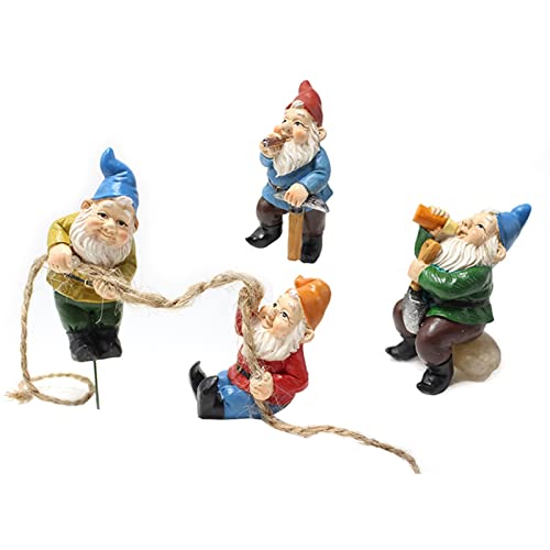 Wirlsweal 4pcs Gnomes décoration étanche-amorçage étanché Melange de Couleurs Cover