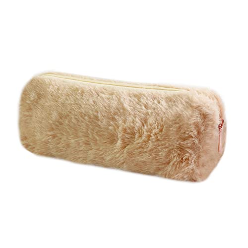 Oneyijun Trousses Scolaires en Peluche pour Enfants - Grande Capacité Souple Organisateur Fournitures Arc-en-Ciel Pochette à Crayons Mignonne pour Fille &...