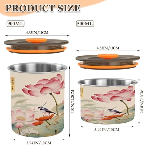 Contenedor Hermético para Café de Acero Inoxidable 500ml miniatura 2