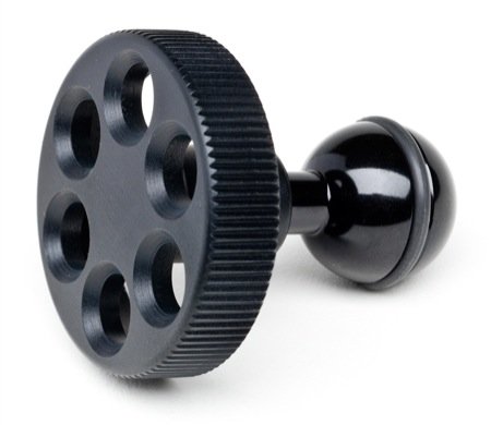 Nocturnal Lights Ball Joint Adapter for Underwater Ball Joint Arm Strobe and Lighting Systems