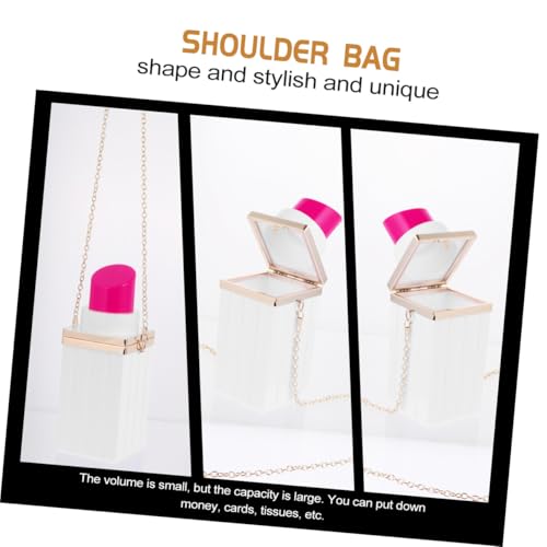 Pochette de dîner acrylique blanche le cadeau féminin idéal - 3