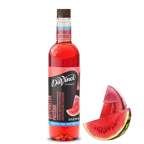 Image of DaVinci Gourmet Sugar-Free Watermelon Syrup, 25.4 Fluid Ounces (Pack of 1)