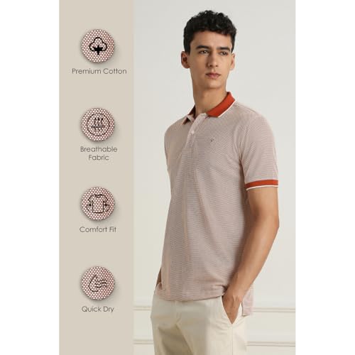 Image of Van Heusen Premium Polo T-Shirt for Men | Quick Dry | Comfort Fit | Breathable Fabric
